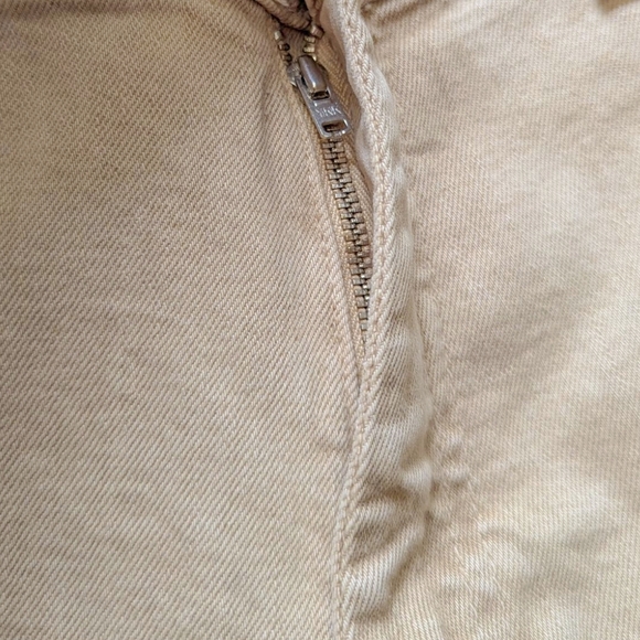 NWOT Zara High Rise Beige Jeans - Picture 7 of 11